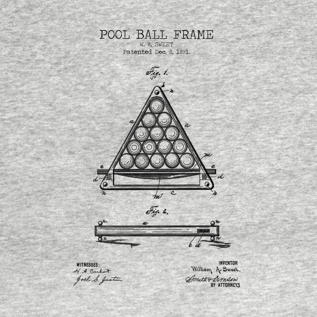 BILLIARD POOL FRAME patent by Dennson Creative